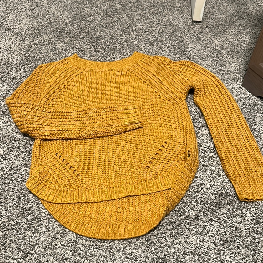Cable knit sweater